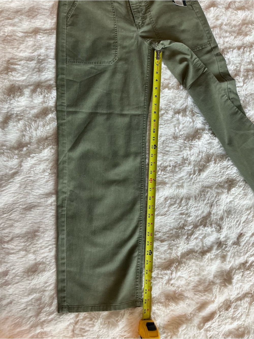 Universal Thread Olive Green High-Rise Wide Leg Jeans - Picture 4 of 8